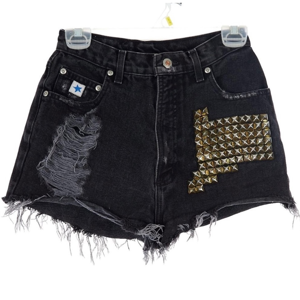 Vintage distressed Rockies shorts